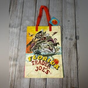 NWT Trader Joe's Florida Reusable Shopping Bag
